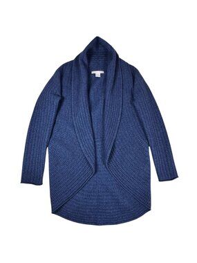 The Cashmere Project 100% Cashmere Chunky Knit Shawl Cardigan Sz S Preppy